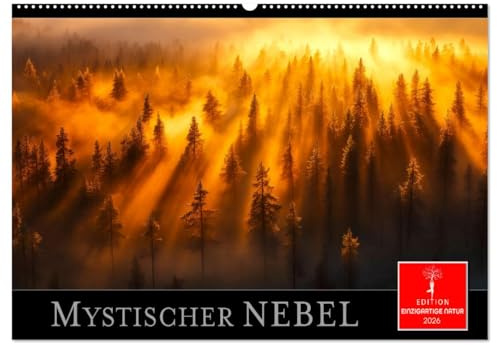 Mystischer Nebel (Wandkalender 2026 DIN A2 quer), CALVENDO Monatskalender: Lassen Sie sich von der Poesie der Natur verzaubern. (CALVENDO Natur)