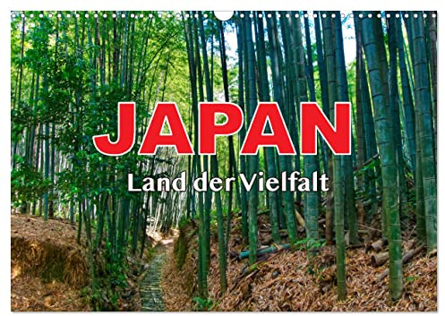 Japan - Land der Vielfalt (Wandkalender 2026 DIN A3 quer), CALVENDO Monatskalender: Japan, Asiens Land der aufgehenden Sonne, eine Insel mit unzähligen Facetten. (CALVENDO Orte)