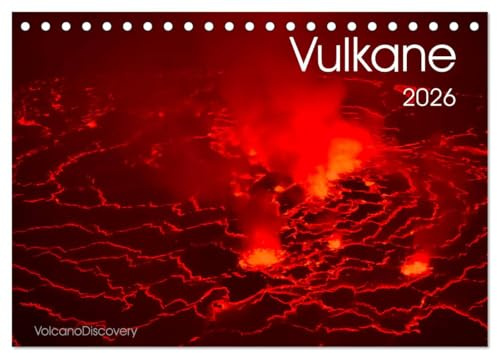 Vulkane 2026 (Tischkalender 2026 DIN A5 quer), CALVENDO Monatskalender: Vulkane der Welt, Monatskalender, 14 Seiten (CALVENDO Natur)