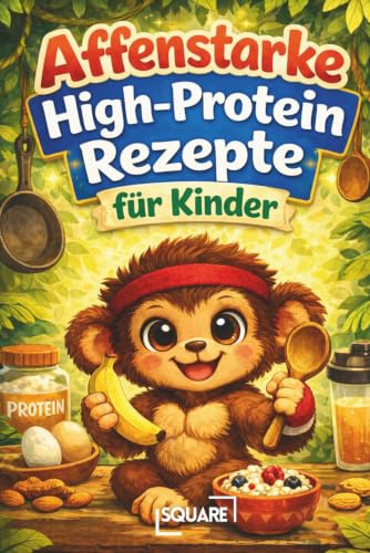 Affenstarke High-Protein-Rezepte für Kinder - Mukis gesunde Küche – Das Kinder-Kochbuch mit eiweißreichen Rezepten für eine ausgewogene Ernährung (LYNORA)