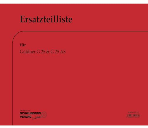 Linde-Güldner G25 G25S September 1966 Traktor Ersatzteilliste Ersatzteilkatalog
