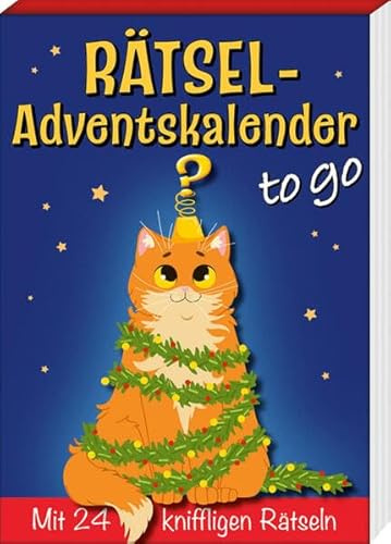 Rätseladventskalender to go 9: Mit 24 kniffligen Rätseln (Adventskalender für Erwachsene - 24 Rätsel)