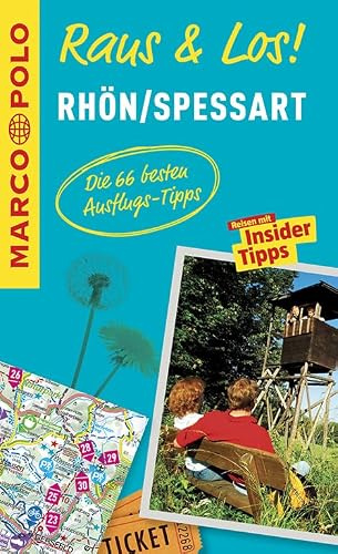MARCO POLO Raus & Los! Rhön, Spessart: Guide und große Erlebnis-Karte in praktischer Schutzhülle
