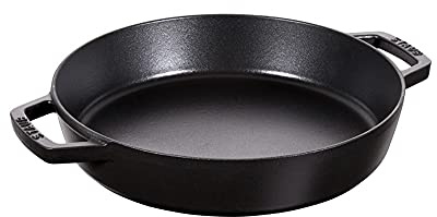 STAUB Cast Iron Fry Pan, Black, 26 cm