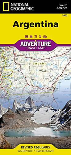Argentinien: NATIONAL GEOGRAPHIC Adventure Maps: Waterproof. Tear-resistent