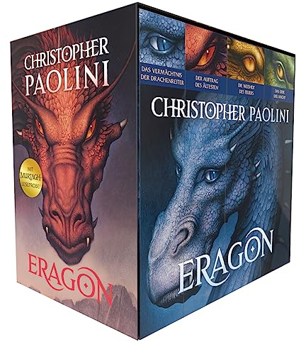 Christopher Paolini: Eragon. Vier Bände im Taschenbuch-Schuber: Das Vermächtnis der Drachenreiter, Der Auftrag der Ältesten, Die Weisheit des Feuers, ... Das einzigartige Weltbestseller-Fantasy-Epos