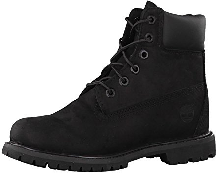 Timberland 6 in Premium Waterproof (Wide Fit), Women’s Classic Boots, Black (Black Waterbuck), UK (39.5 EU)