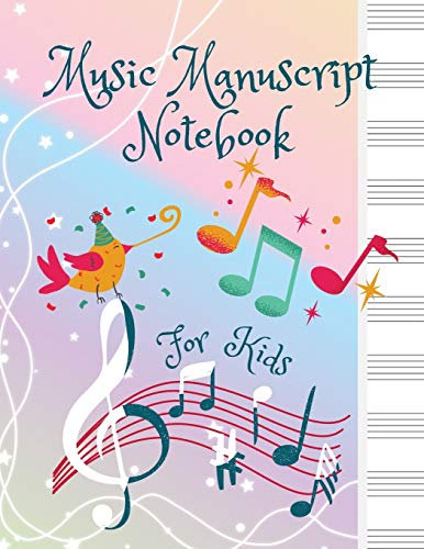 Music Manuscript Notebook For Kids