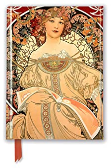 Premium Notizbuch DIN A6: Alphonse Mucha, Träumerei: Unser hochwertiges, liniertes Blankbook mit festem, künstlerisch geprägtem Einband und ... Notizbuch DIN A 6 mit Magnetverschluss)