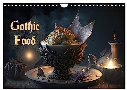 Gothic Food (Wandkalender 2026 DIN A4 quer), CALVENDO Monatskalender: Mittelalterliche Genüsse neu präsentiert. (CALVENDO Lifestyle)