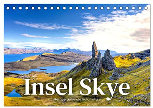 Insel Skye - Atemberaubende Naturkulisse (Tischkalender 2026 DIN A5 quer), CALVENDO Monatskalender: Das Kronjuwel von Schottland. (CALVENDO Orte)