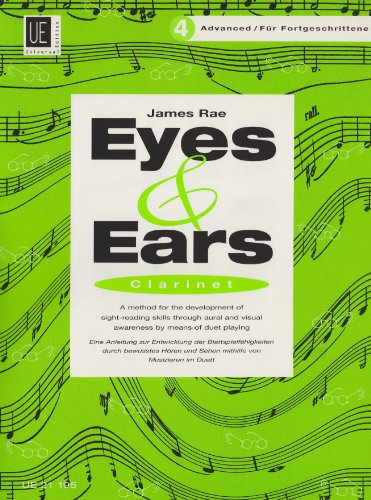 James Rae: Eyes and Ears, Volume 4 - Advanced (Clarinet Sight-reading), Universal Edition UE21195