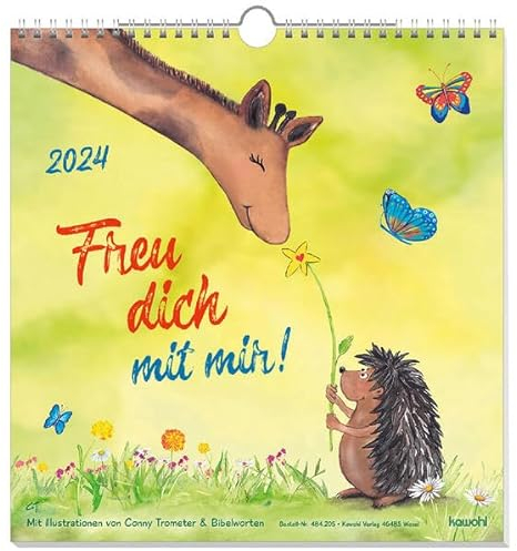 Freu dich mit mir!: Wandkalender 2024
