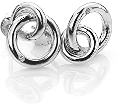 Hot Diamonds Sterling Eternity Interlocking Stud Earrings