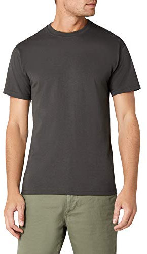 Fruit of the Loom Men's Super Premium Short Sleeve T-Shirt, Light Graphite, Small