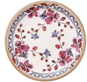 Villeroy und Boch Artesano Provençal Lavendel Brotteller, 16 cm, Premium Porzellan, weiß/bunt