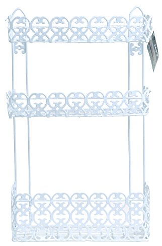 MSV Bad Regal Agadir Eckregal Duschregal - 3-Stöckig - 30x51x10,5cm Nostalgie