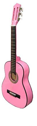 Rocio C6PK-Chitarra classica 1/4, lunghezza cadete, 75 cm, colore: rosa