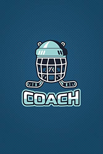 Eishockey Trainer Notizheft - Coach: Eishockeyspieler, Eishockey Geschenk Team Mannschaft, ca. A5, 108 Seiten