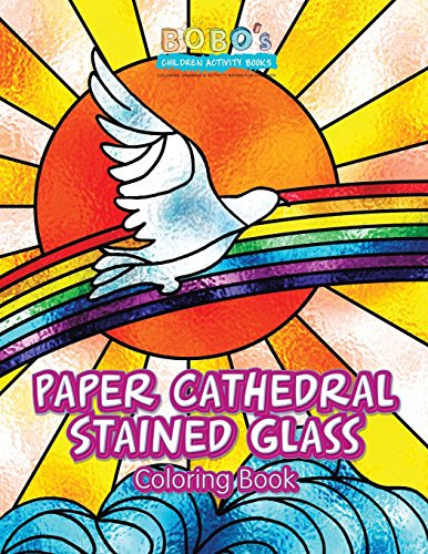 Paper Cathedral Stained Glass Coloring Book