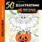 Halloween Coloring Book for Kids: 50 Halloween Illustrations Printed On One Side, Safe For Markers | Fun Craft Activity Gift | +Free Download Spooky Audio Tracks (Halloween Coloring Books)