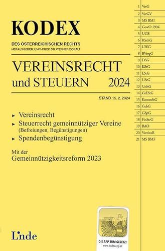 KODEX Vereinsrecht und Steuern (Kodex des Österreichischen Rechts)