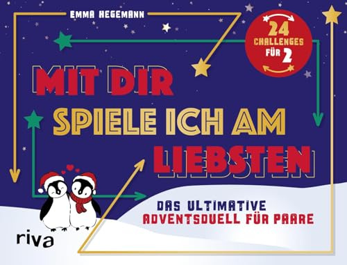 Mit dir spiele ich am liebsten – Der ultimative Paarduell-Adventskalender: 24 weihnachtliche 1-gegen-1-Challenges | Adventskalender mit Rätseln und ... Spielspaß zu zweit in der Vorweihnachtszeit