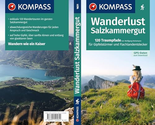 KOMPASS Wanderlust Salzkammergut: 120 Traumpfade für Gipfelstürmer und Flachlandentdecker, GPX-Daten zum Download
