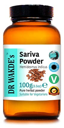 Sariva Powder (Hemidesmus indicus) - 100g (3.5oz)