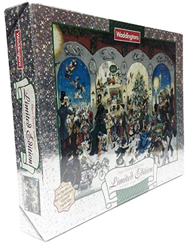 Waddingtons 1998 Limited Edition Super Deluxe 1000 piece Double Sided Puzzle Jigsaw Puzzle - The Twelve Days of Christmas