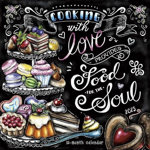 2025 Cooking with Love Provides Food for the Soul Wall Calendar