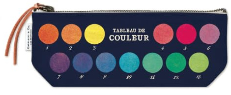 Cavallini Paint Palette Pencil Case
