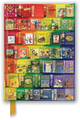 Bodleian Library - Rainbow Shelves Notebook (Flame Tree Notebooks): Unser hochwertiges, liniertes Blankbook mit festem, künstlerisch geprägtem Einband ... Notizbuch DIN A 5 mit Magnetverschluss)