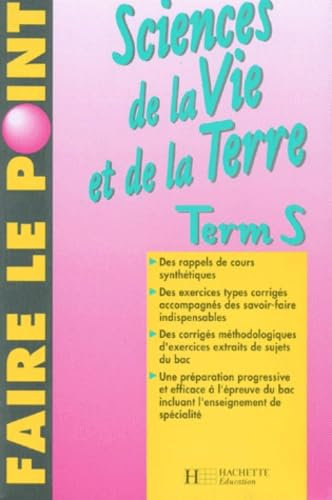 Sciences de la vie et de la terre, term S