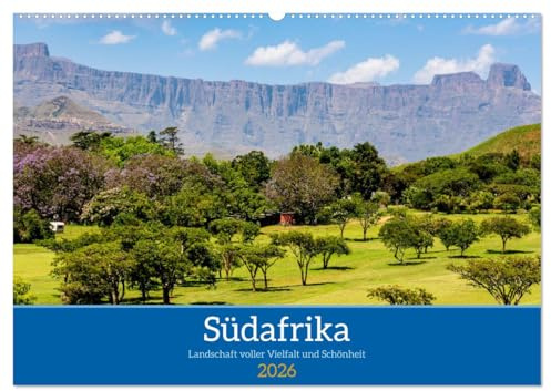 Südafrika - Landschaft voller Vielfalt und Schönheit (Wandkalender 2026 DIN A2 quer), CALVENDO Monatskalender: Die atemberaubenden Landschaften ... und einfach unvergesslich (CALVENDO Natur)