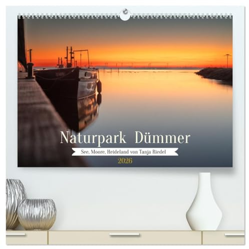 Naturpark Dümmer (hochwertiger Premium Wandkalender 2026 DIN A2 quer), Kunstdruck in Hochglanz: Vielfältige Landschaft rund um den Dümmer See, von ... landwirtschaftliche Flächen (CALVENDO Orte)