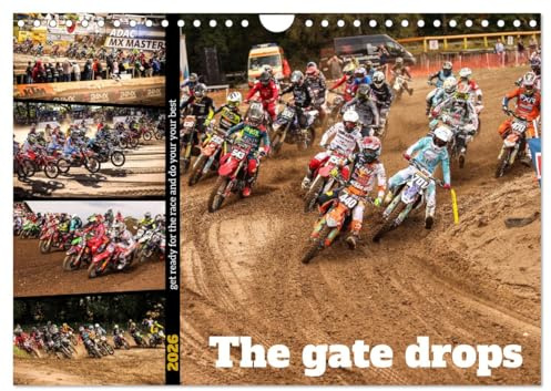 The gate drops - get ready for the race and do your your best (Wandkalender 2026 DIN A4 quer), CALVENDO Monatskalender: Wahnsinnig spannende Motorsport-Aufnahmen (CALVENDO Sport)