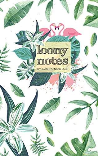 Notizbuch Loony Notes: Jungle Print, blanko, cremeweiß