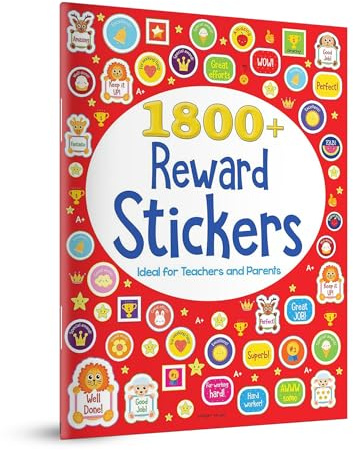 1800+ Reward Stickers - Ideal For Teachers And Parents : Sticker Book With Over 1800 Stickers to Boost The Morale of Kids