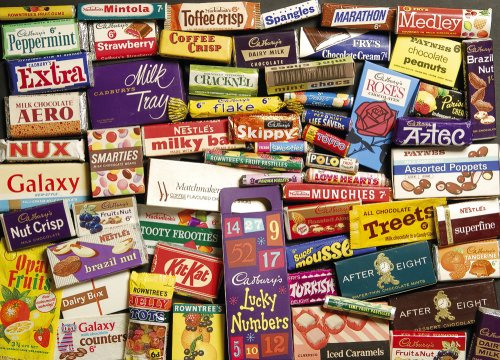 Gibsons Sweet Memories of the 1960's jigsaw puzzle. (1000 pieces)