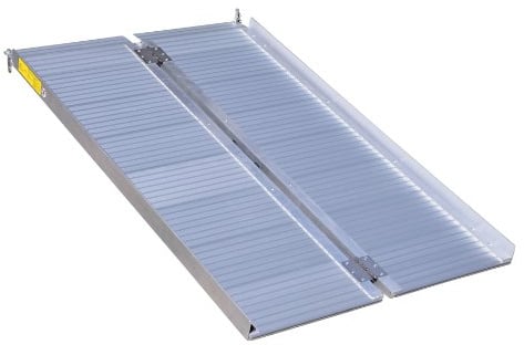 Aidapt Lightweight 5ft Folding Ramp.Durable Aluminium,Portable,Carry Handle,No Tools Required,Threshold,Kerbs,Wheelchair,Scooter,Disability,Easy to store