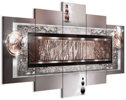 Prints on Canvas Wall Art 200x100 cm / 80x40 5 pcs Large Canvas Prints XXL - Art Deco Pictures for Bedroom Walls - Home Decor Wall Pictures for Living Room Abstract 020101-214