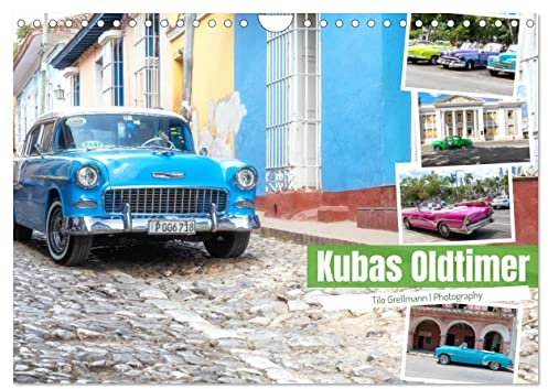 Kubas Oldtimer (Wandkalender 2026 DIN A4 quer), CALVENDO Monatskalender: Amerikanische Oldtimer auf Kubas Straßen (CALVENDO Mobilitaet)