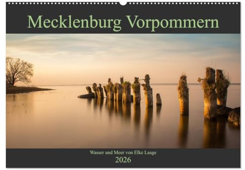Mecklenburg Vorpommern - Wasser und Meer (Wandkalender 2026 DIN A2 quer), CALVENDO Monatskalender: Einzigartige Landschaft und Entspannung für die Seele (CALVENDO Natur)