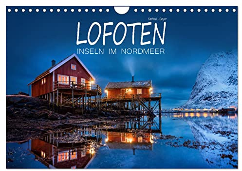 Lofoten - Inseln im Nordmeer (Wandkalender 2026 DIN A4 quer), CALVENDO Monatskalender: Landschaften auf den Lofoten im Wandel der Jahreszeiten (CALVENDO Natur)