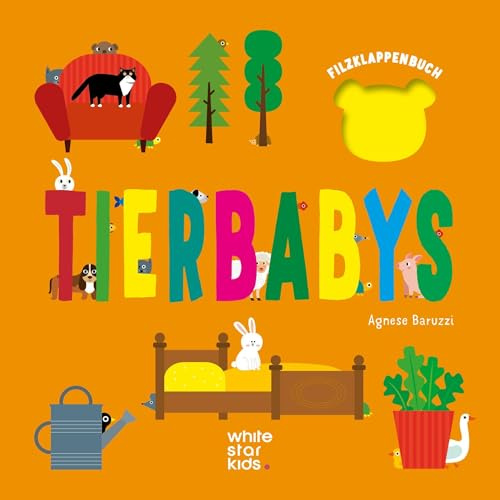 Tierbabys: Filzklappenbuch