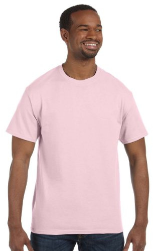 Gildan Mens Ultra Cotton Short Sleeve T-Shirt (2XL) (Light Pink)