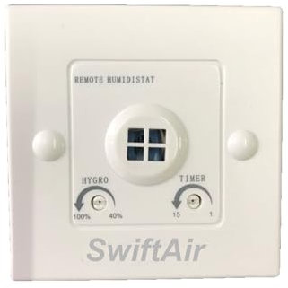 Swiftair Humidity sensor + Timer if needed Extractor Fan Inline Fan Bathroom Run On Timer SHUMID 1361