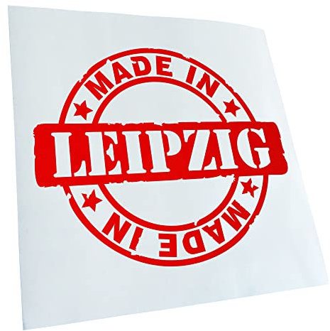 Kiwistar - Autoaufkleber - Made in Leipzig rund Aufkleber für Auto, Laptop, Fahrrad, LKW, Motorrad Mehrfarbig JDM Decal Racing