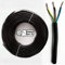 ELETTROCAVI K - CAVO ELETTRICO H03VV-F 3G0,75 mm² NERO TRIPOLARE 3 POLI SIMILGOMMA GOMMATO FLESSIBILE CPR ECA PROFESSIONALE MADE IN ITALY 50 METRI